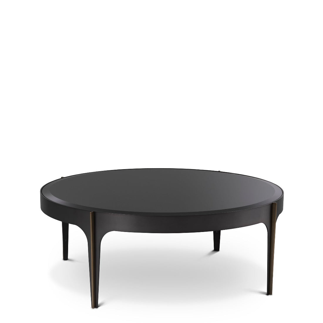 Black oval online coffee table