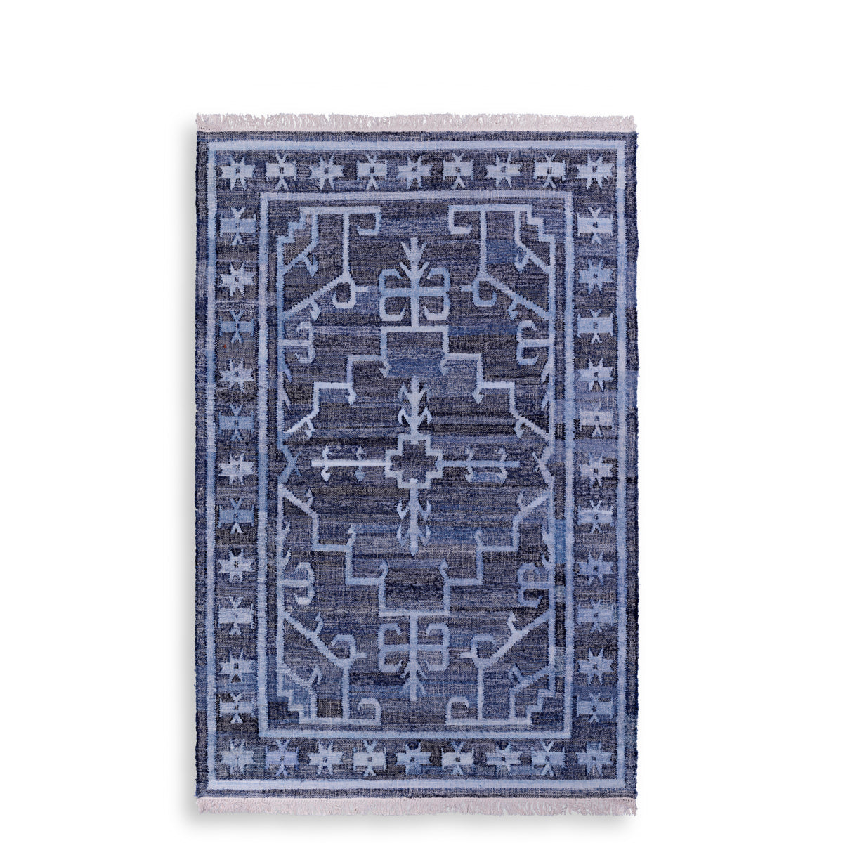 Vloerkleed Eichholtz Palmaria carpet jeans recycled denim
