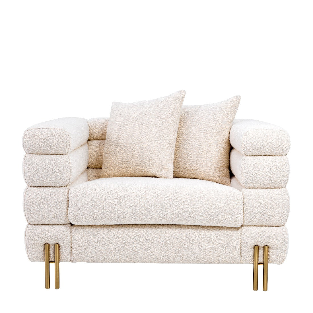 Chair Eichholtz York bouclé cream