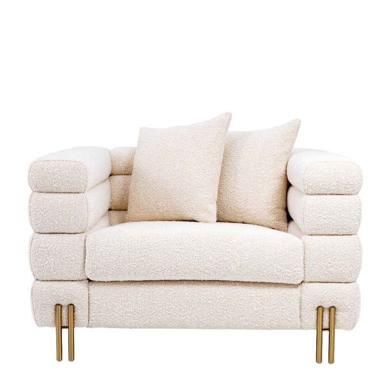 Chair Eichholtz York bouclé cream