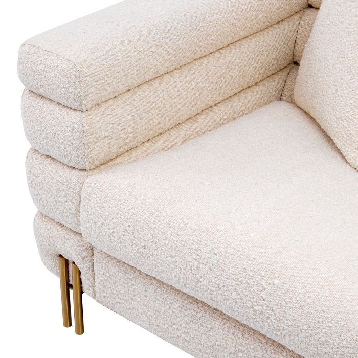 Eichholtz fauteuil York bouclé crème