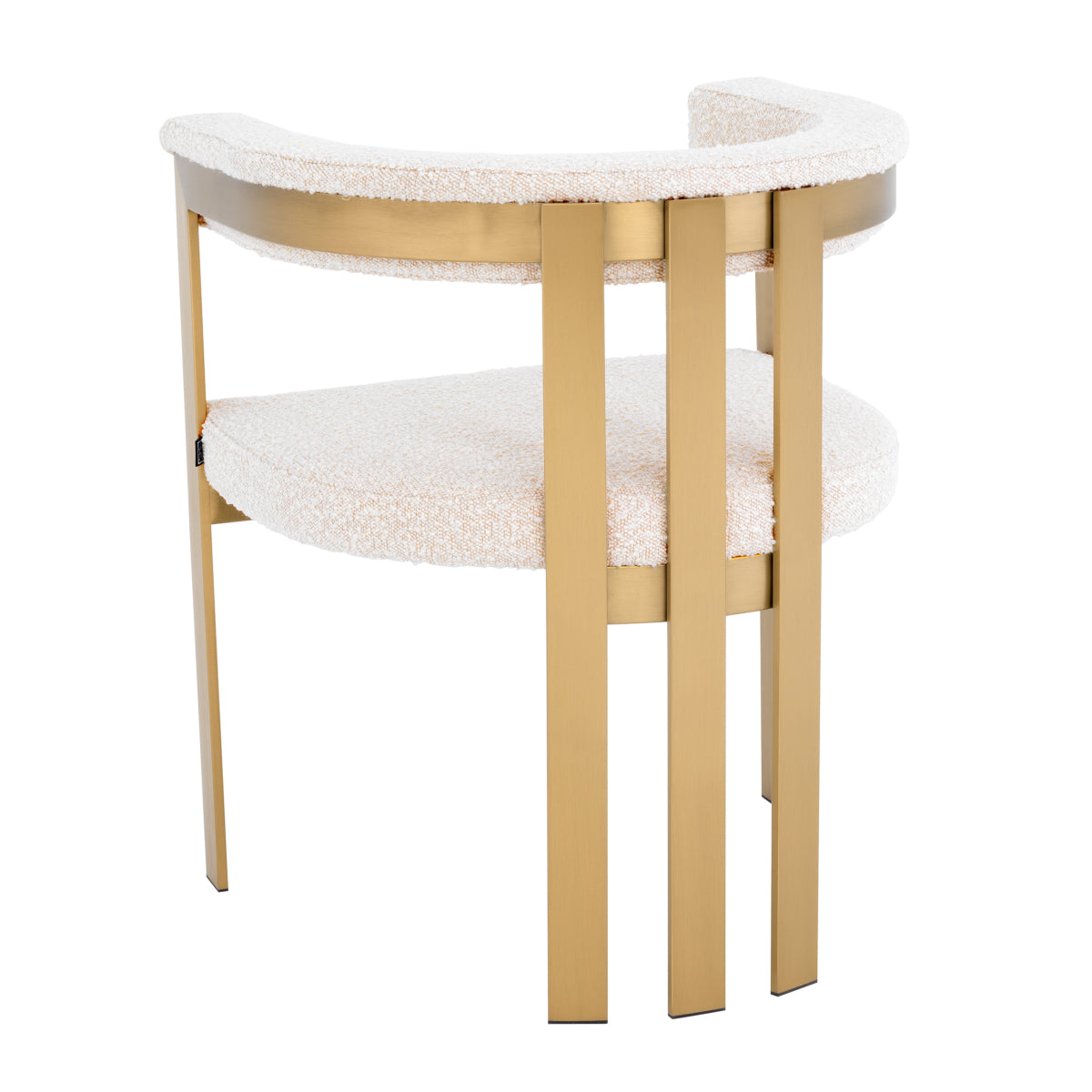 Dining chair eetkamerstoel Eichholtz Clubhouse cream bouclé