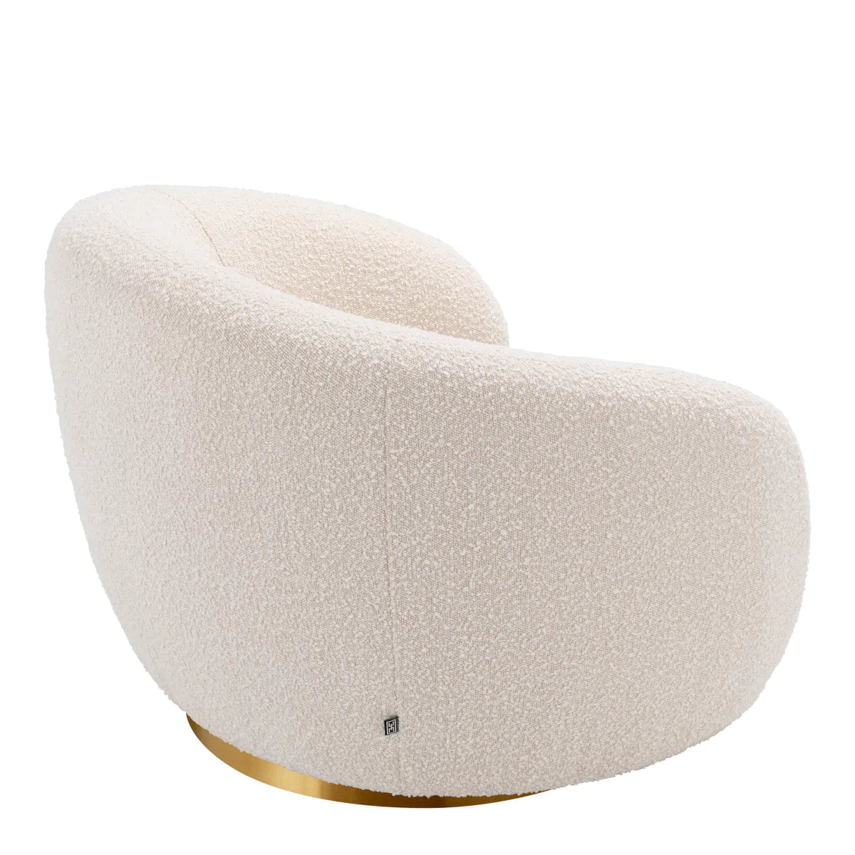 Swivel chair Eichholtz Brice Boucle crème