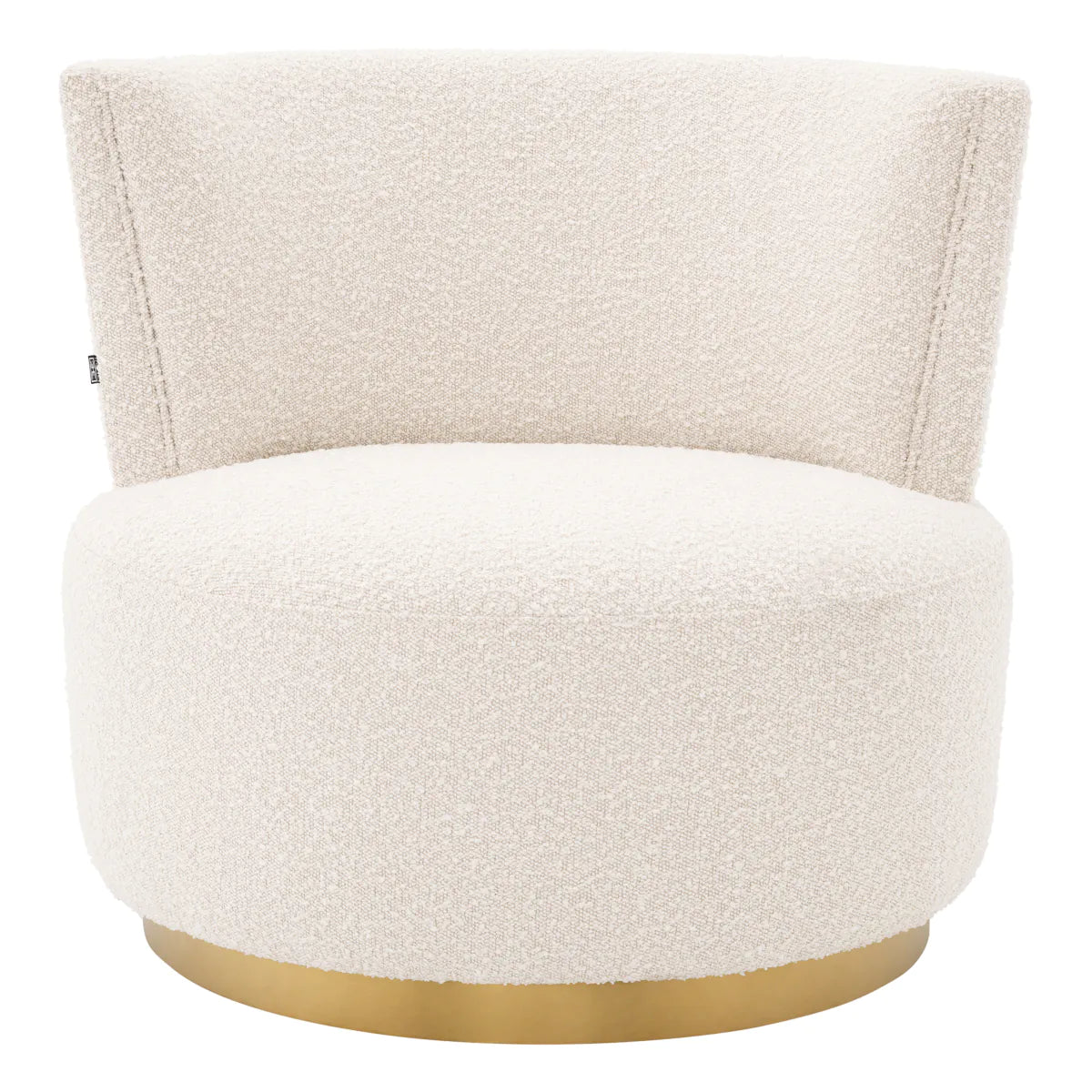 Eichholtz Swivel chair Alonso Boucle crème