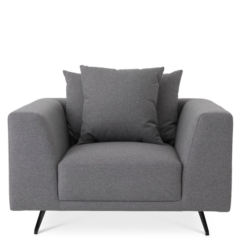 Chair Eichholtz Endless grey wool