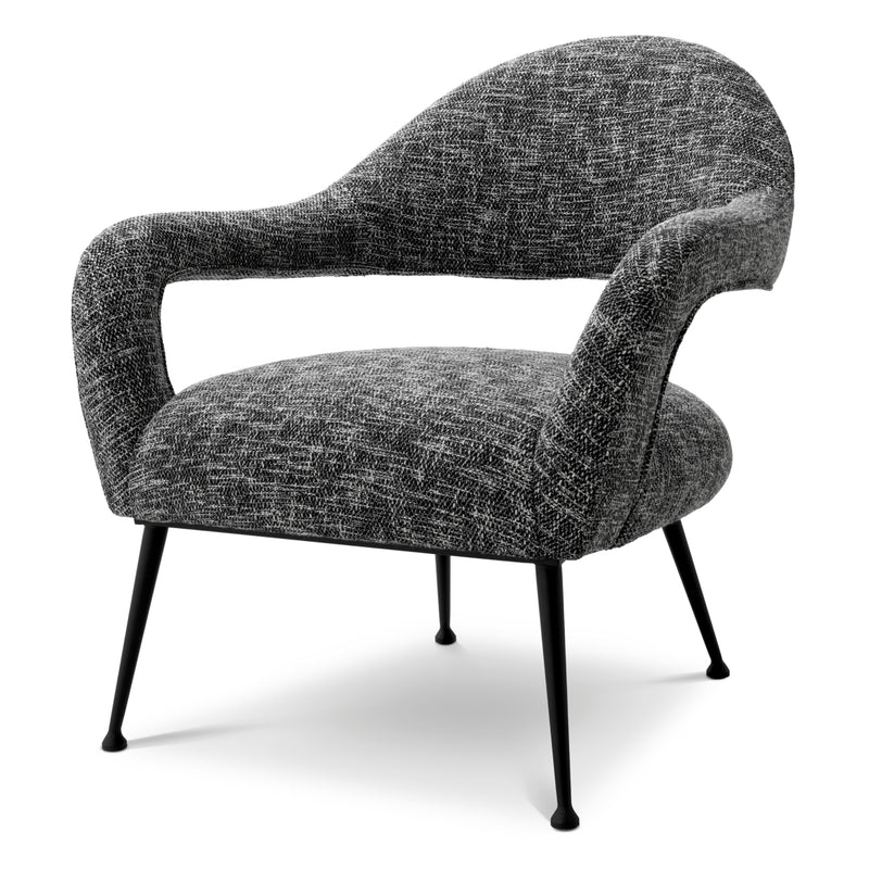 Swivel chair Eichholtz Lombardi Cambon Black