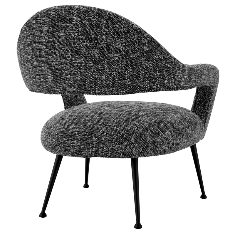 Swivel chair Eichholtz Lombardi Cambon Black