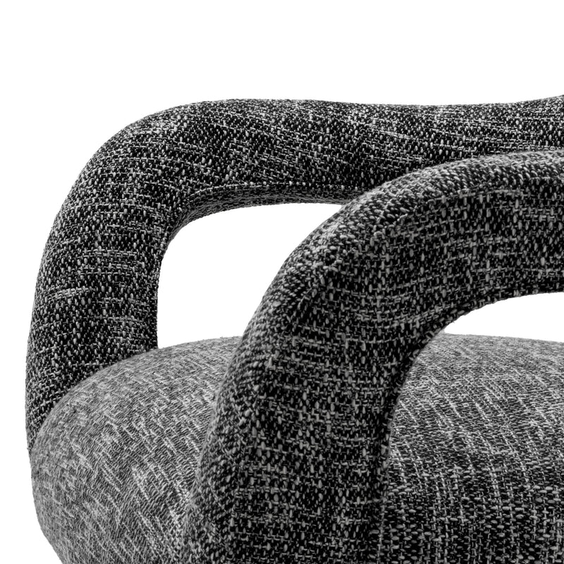 Swivel chair Eichholtz Lombardi Cambon Black