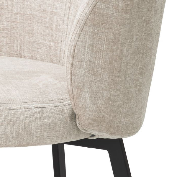 Dining chair Eichholtz Lloyd sisley beige eetkamerstoel 