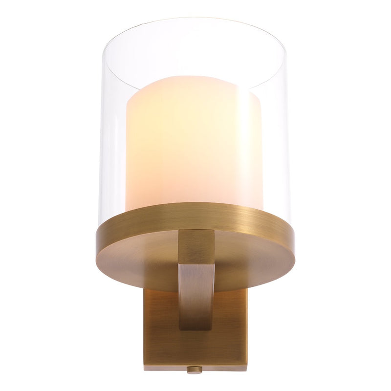 wall lamp wandlamp donovan eichholtz brass finish goudkleurig