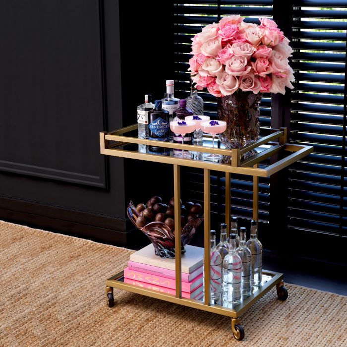 Trolley Eichholtz Beverly Hills bar cart serveerwagen