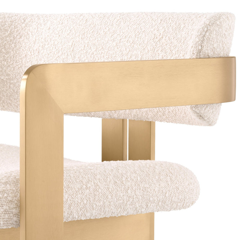 Chair Eichholtz Donato bouclé cream