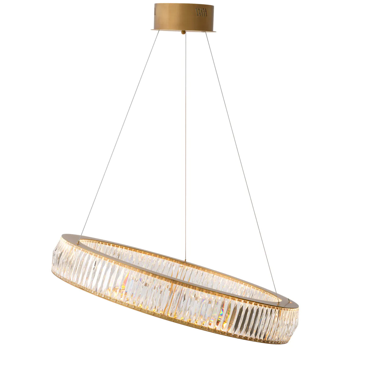 Eichholtz pendant lamp Vancouver L Brass