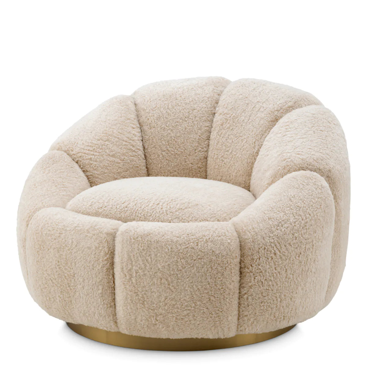 Swivel chair Eichholtz Inger Brisbane Creme