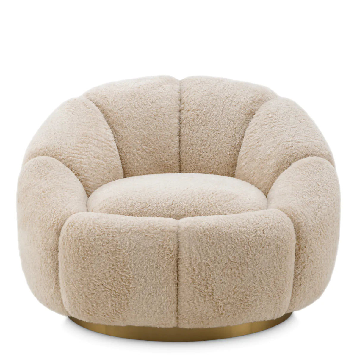 Swivel chair Eichholtz Inger Brisbane Creme