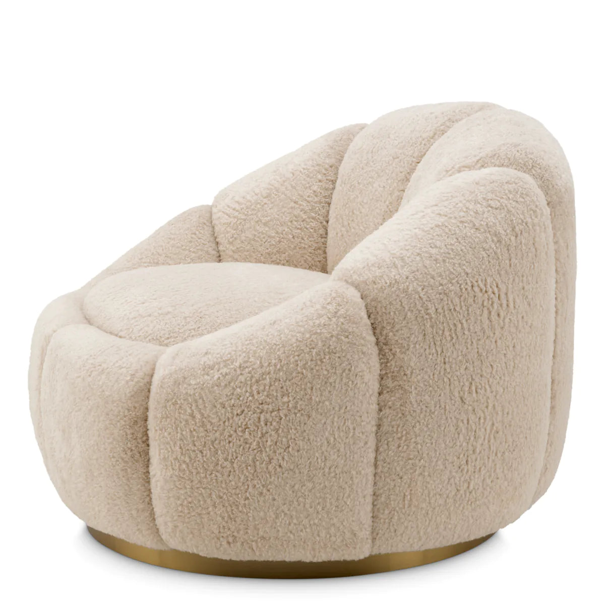 Swivel chair Eichholtz Inger Brisbane Creme