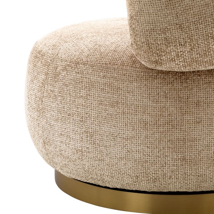 Swivel chair Eichholtz Phedra lyssa sand