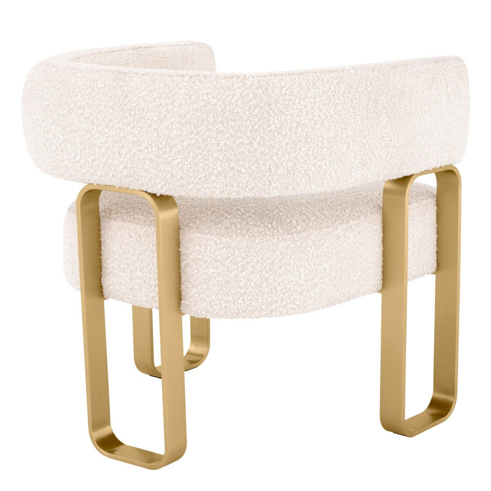 chair eichholtz Capricorn boucle cream 