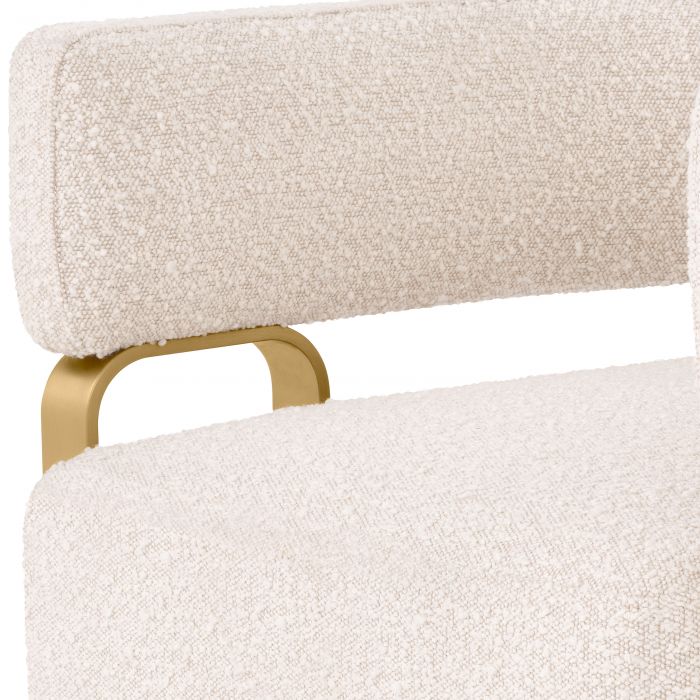 chair eichholtz Capricorn boucle cream 