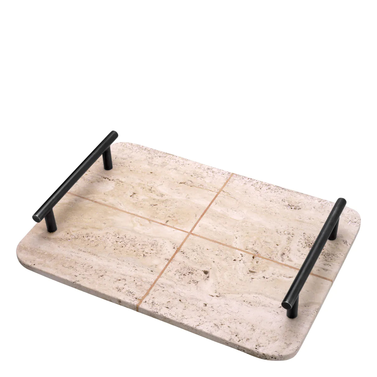 Eichholtz dienblad Ugo travertine