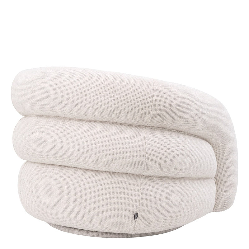 swivel chair draai fauteuil eichholtz novelle lyssa off-white gebroken wit
