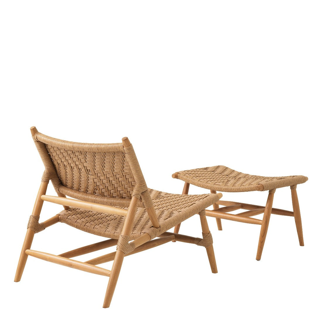 Outdoor chair and foot stool Eichholtz Laroc