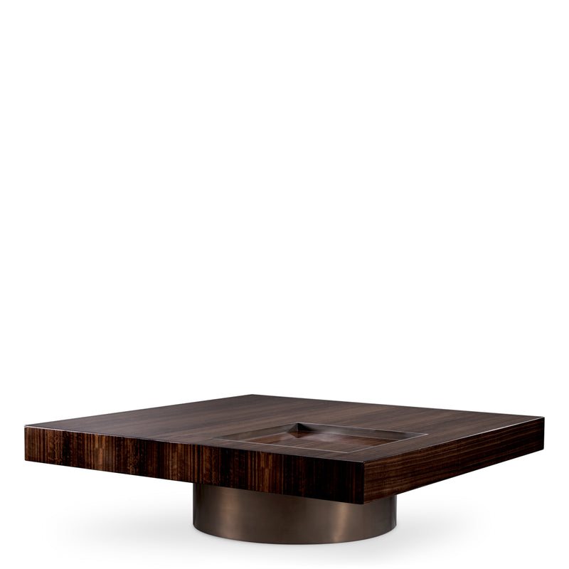 Coffee table Eichholtz Otus square bronze