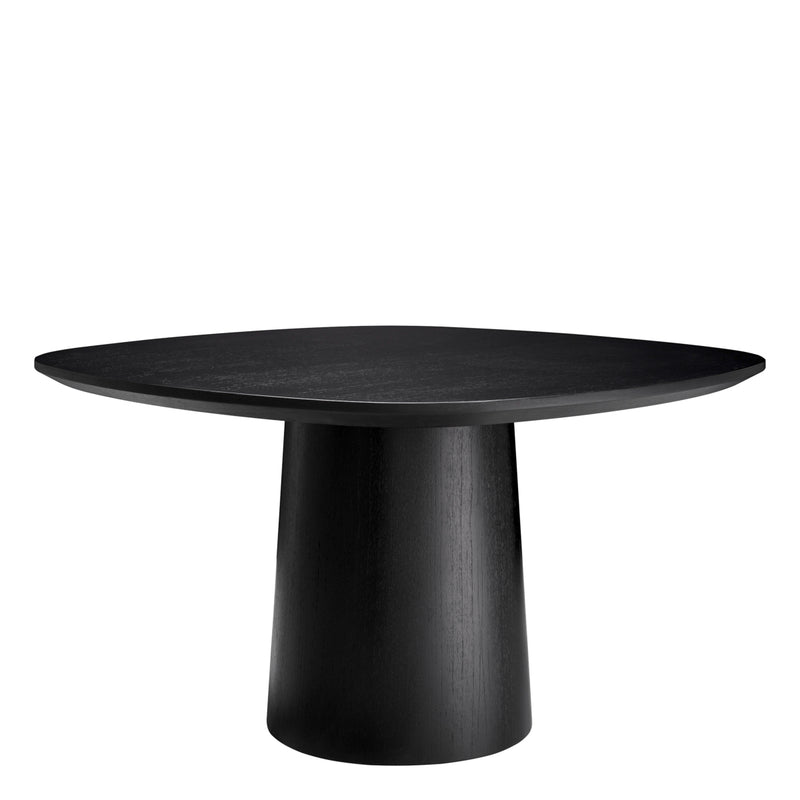 dining table eettafel eichholtz motto black zwart veneer