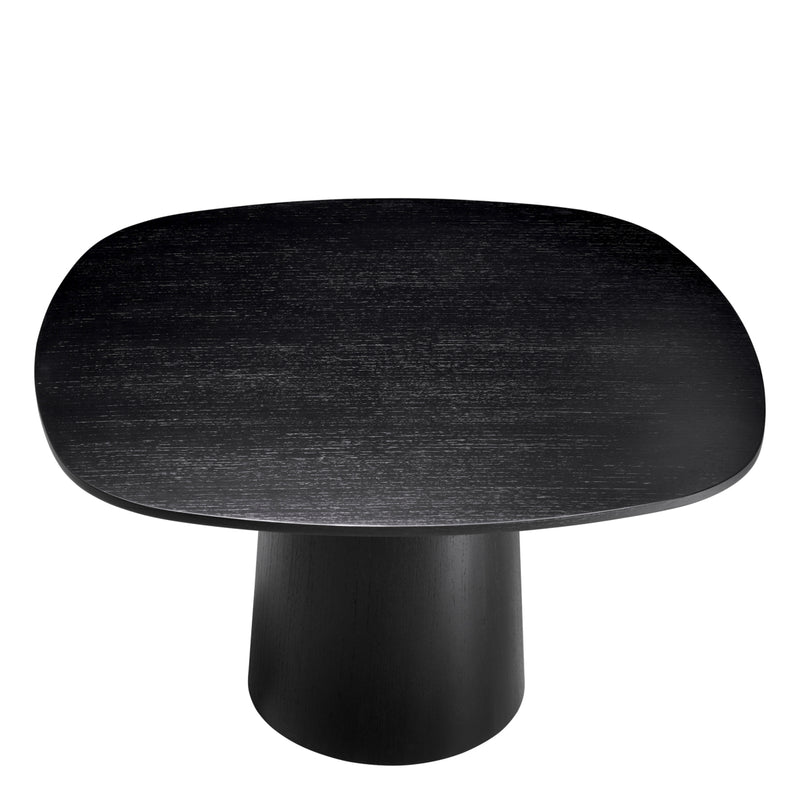 dining table eettafel eichholtz motto black zwart veneer