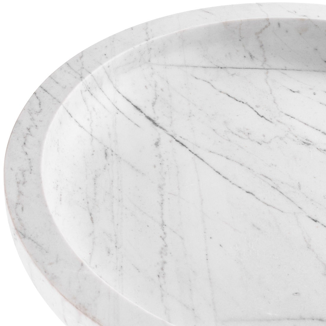 Bowl Eichholtz Renard white marble schaal