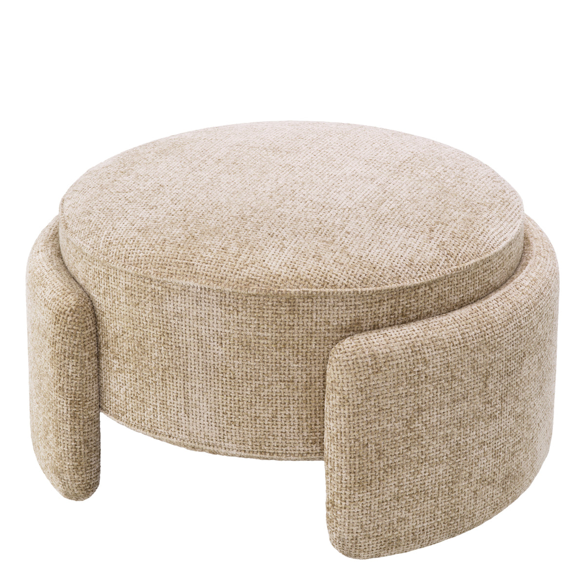 Stool Eichholtz Ortega Lyssa sand poef