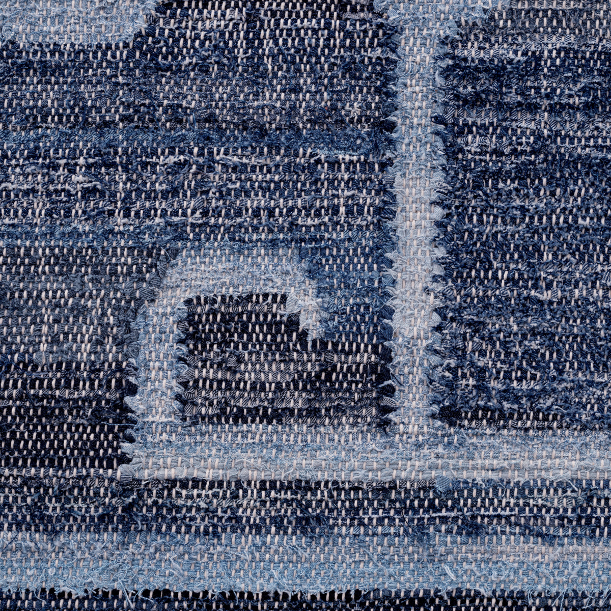 Vloerkleed Eichholtz Palmaria carpet jeans recycled denim