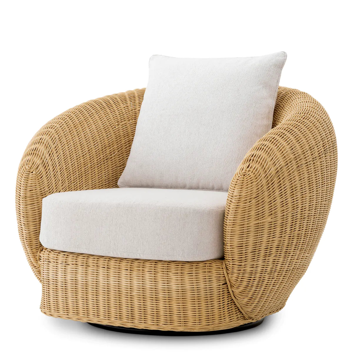 Eichholtz draaifauteuil Rafael rattan