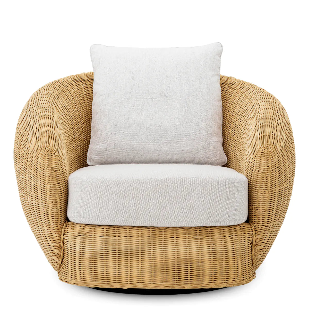 Eichholtz draaifauteuil Rafael rattan