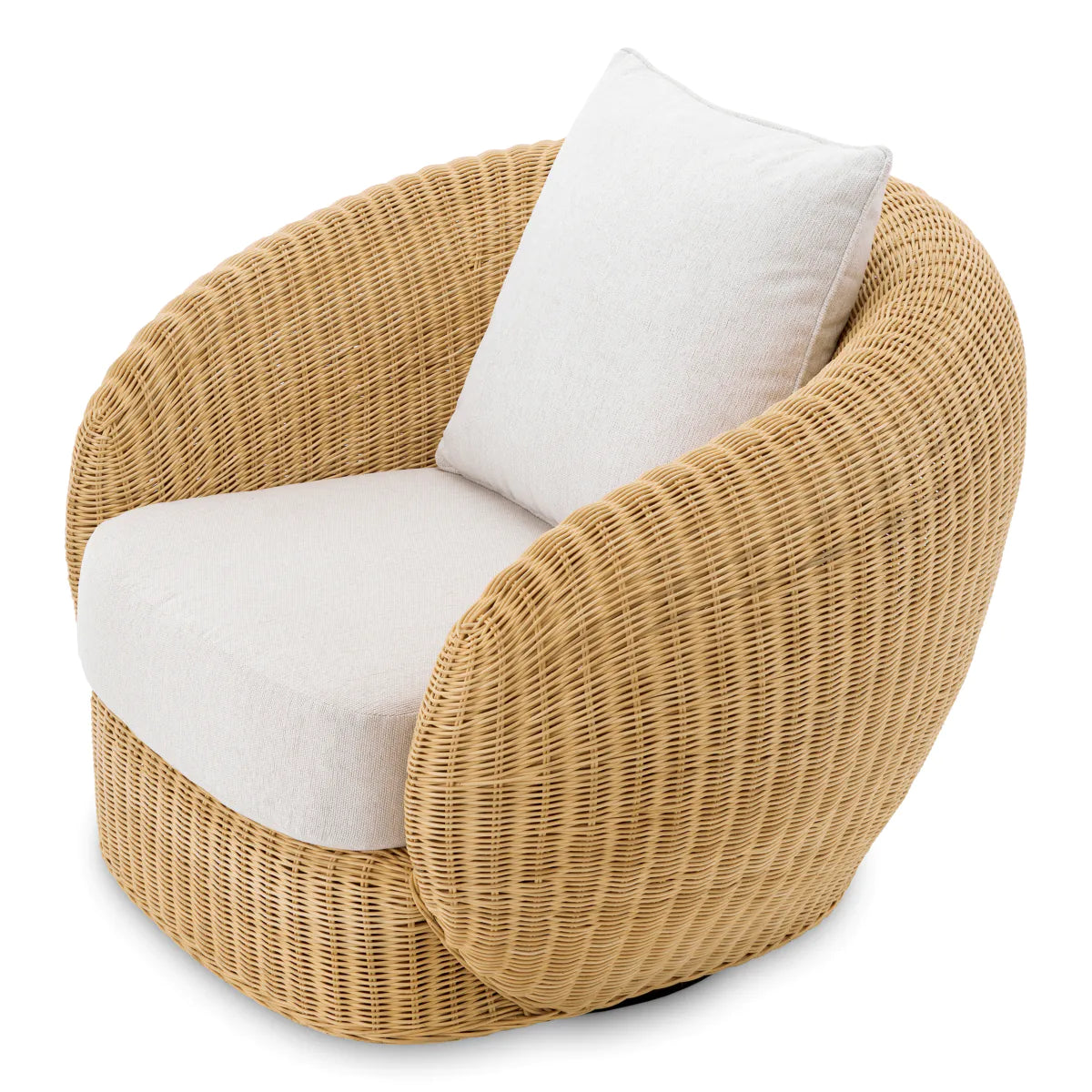 Eichholtz draaifauteuil Rafael rattan