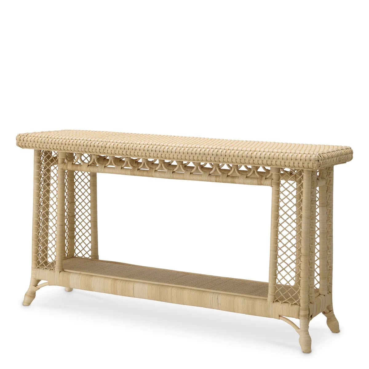 Eichholtz console tafel Saba rattan