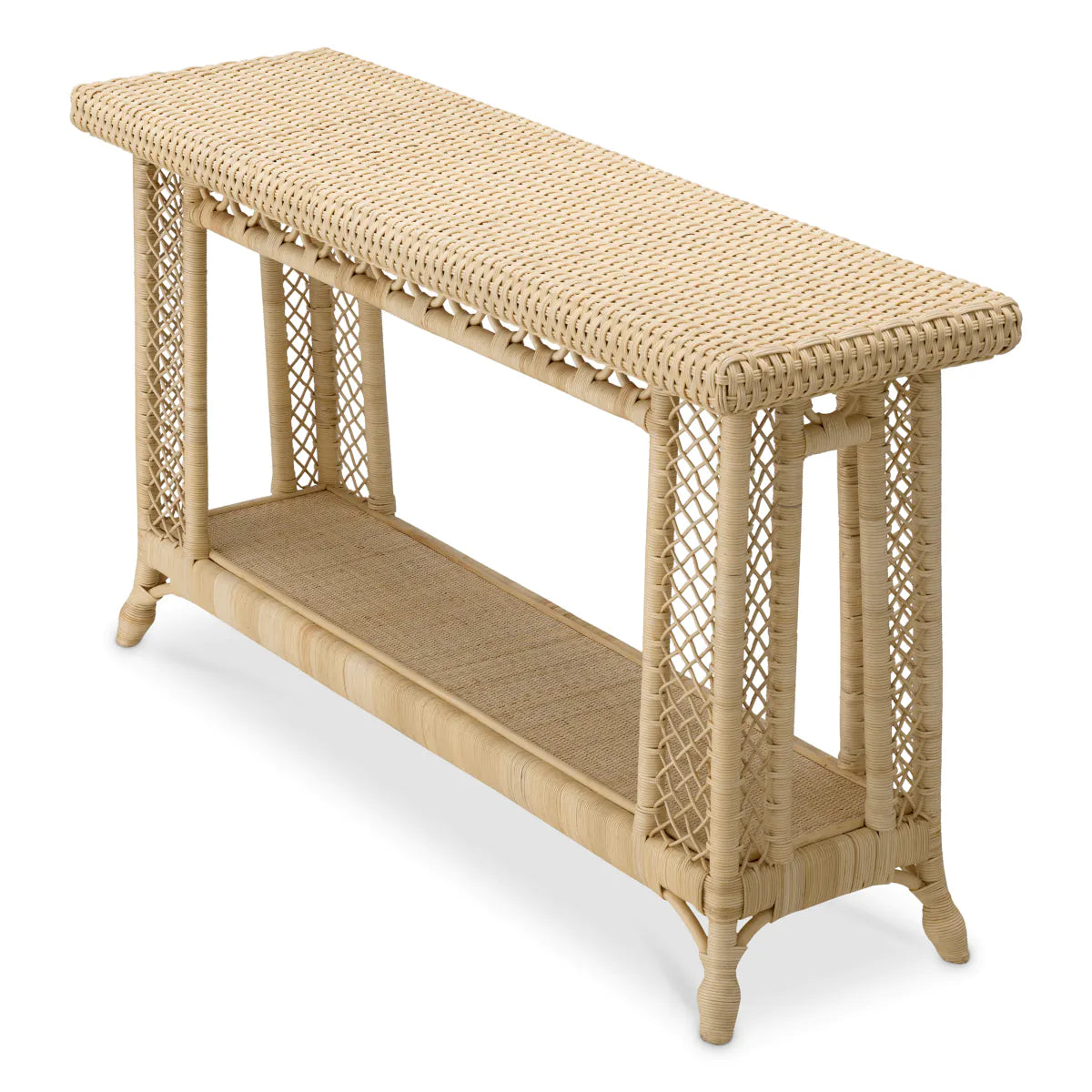 Eichholtz console tafel Saba rattan