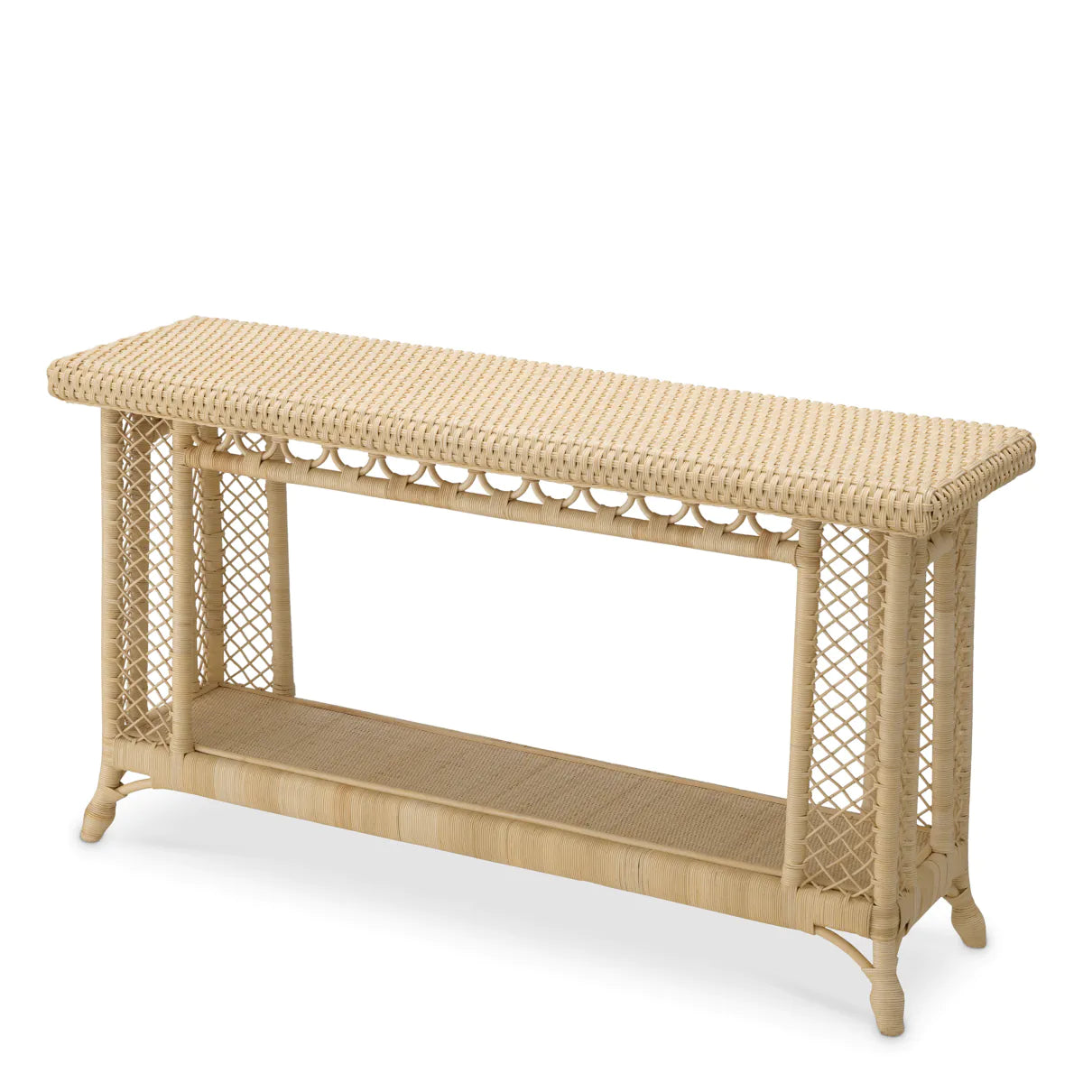 Eichholtz console tafel Saba rattan