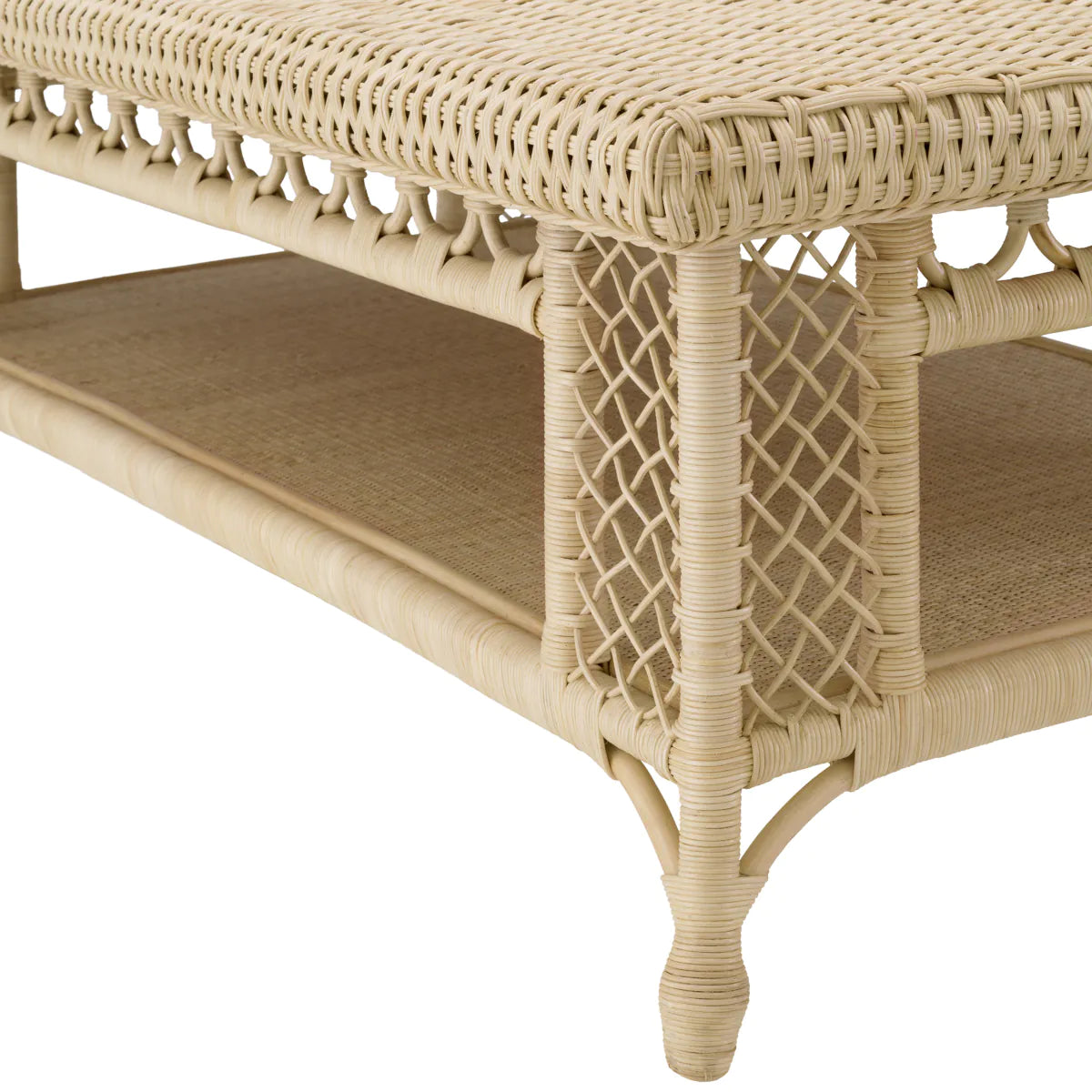 Eichholtz salontafel Saba rattan