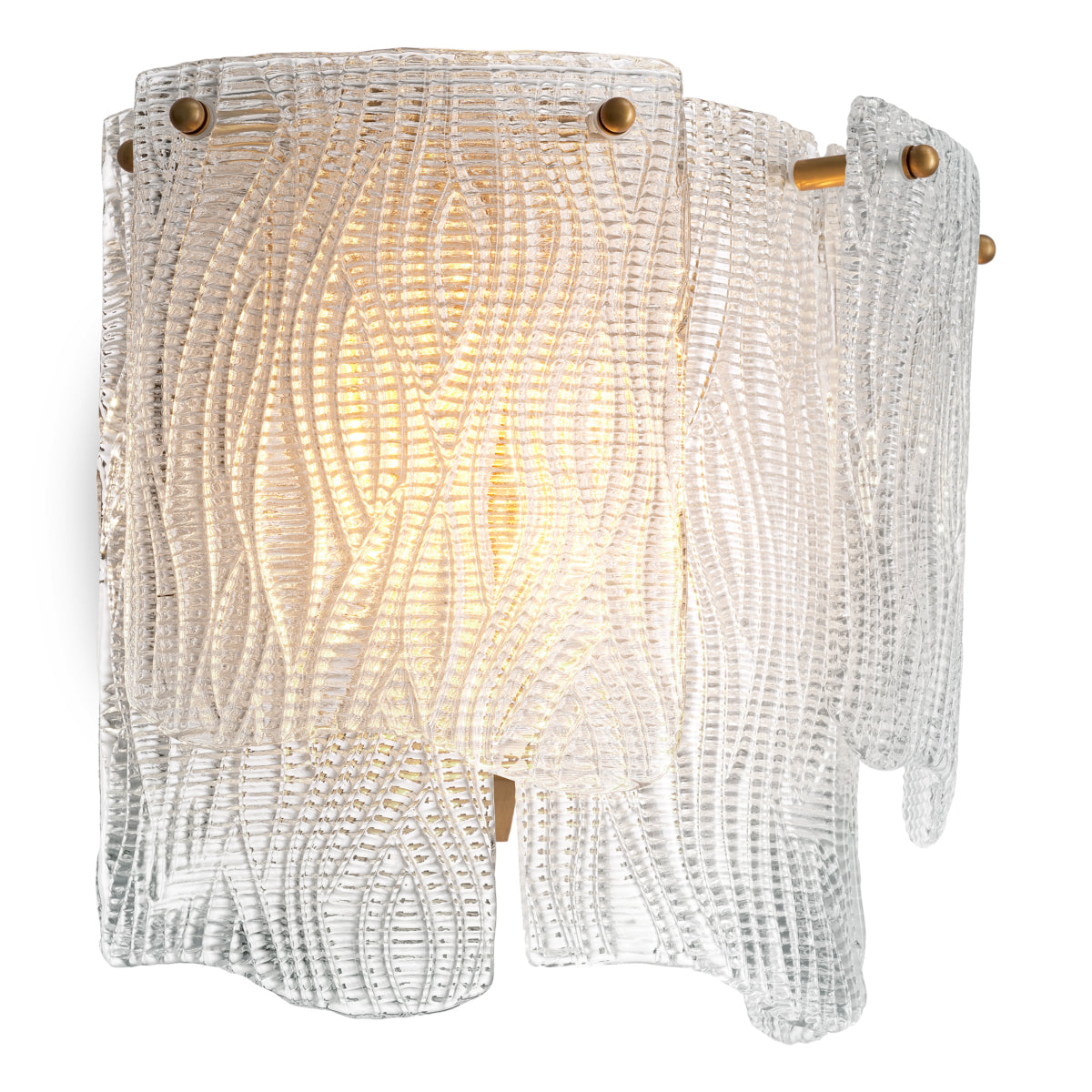 Wand lamp Eichholtz Asinara clear textured
