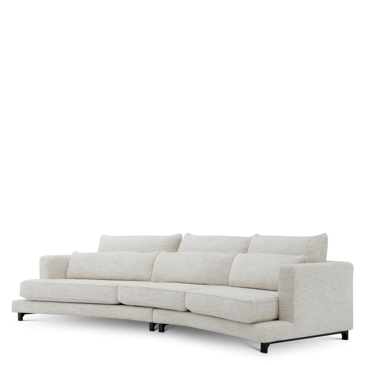 Eichholtz Sofa Savarana Muschel gebrochenes Weiß