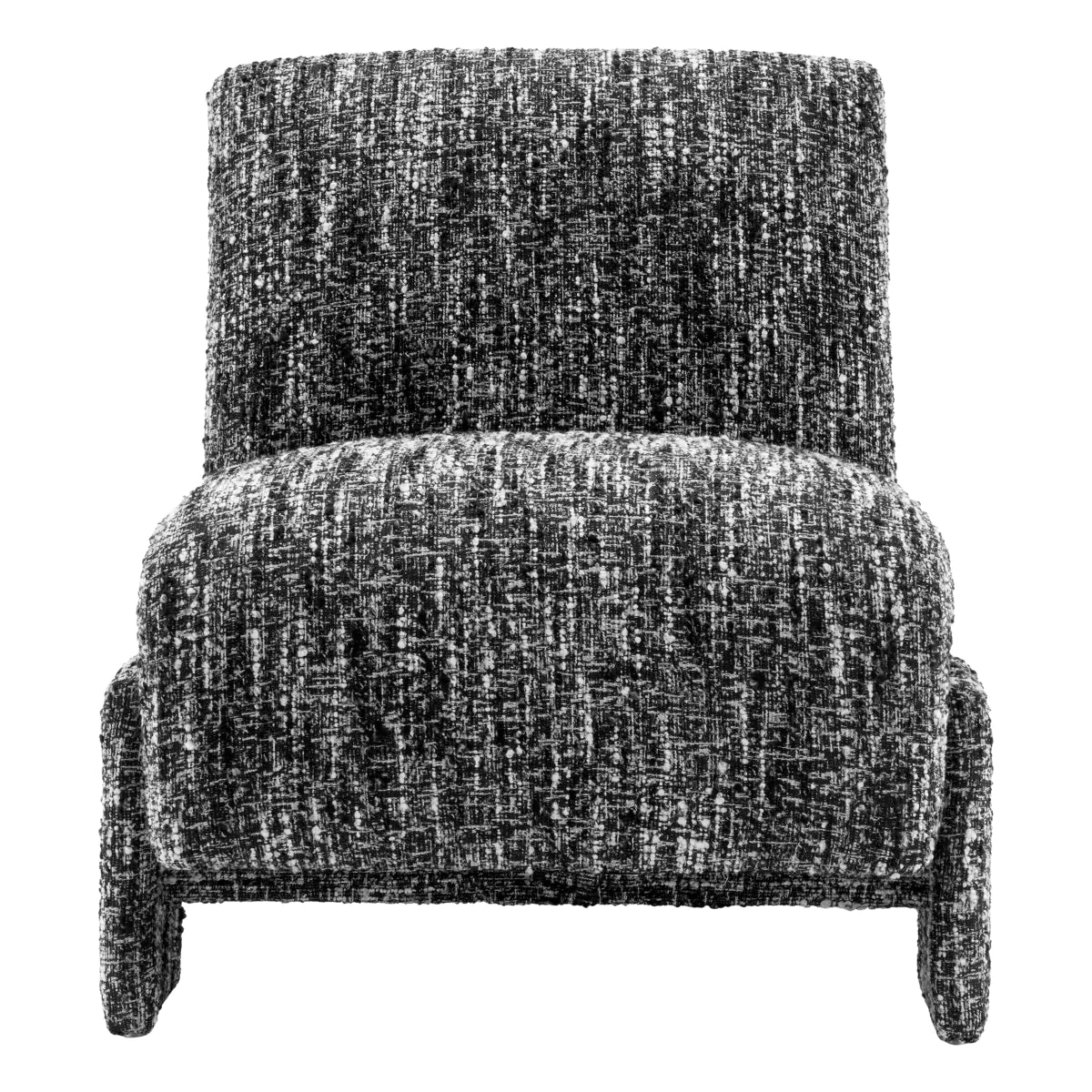 Eichholtz fauteuil Rockdale bouclé zwart