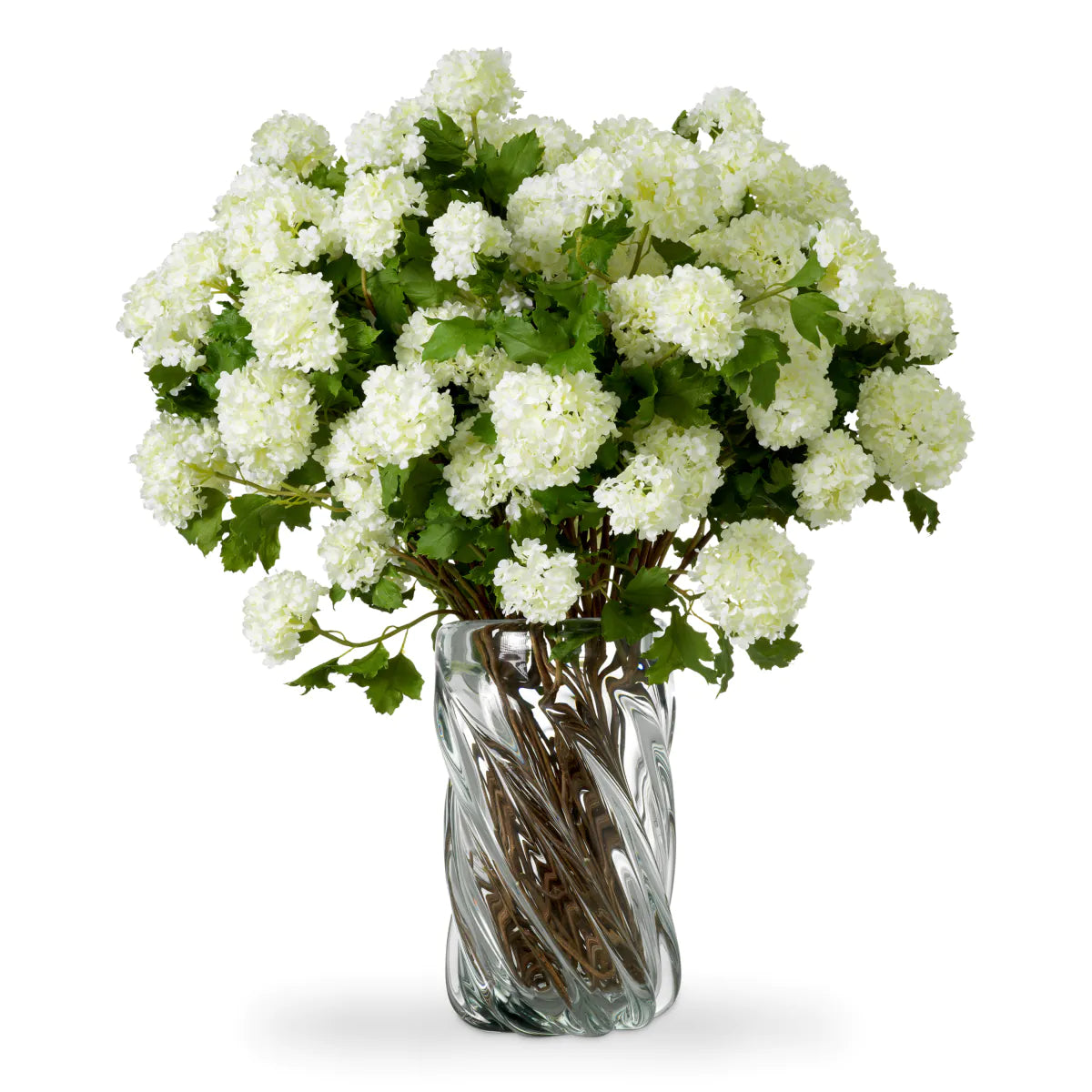 Eichholtz boeket Hydrangeas snowball 36 stuks wit