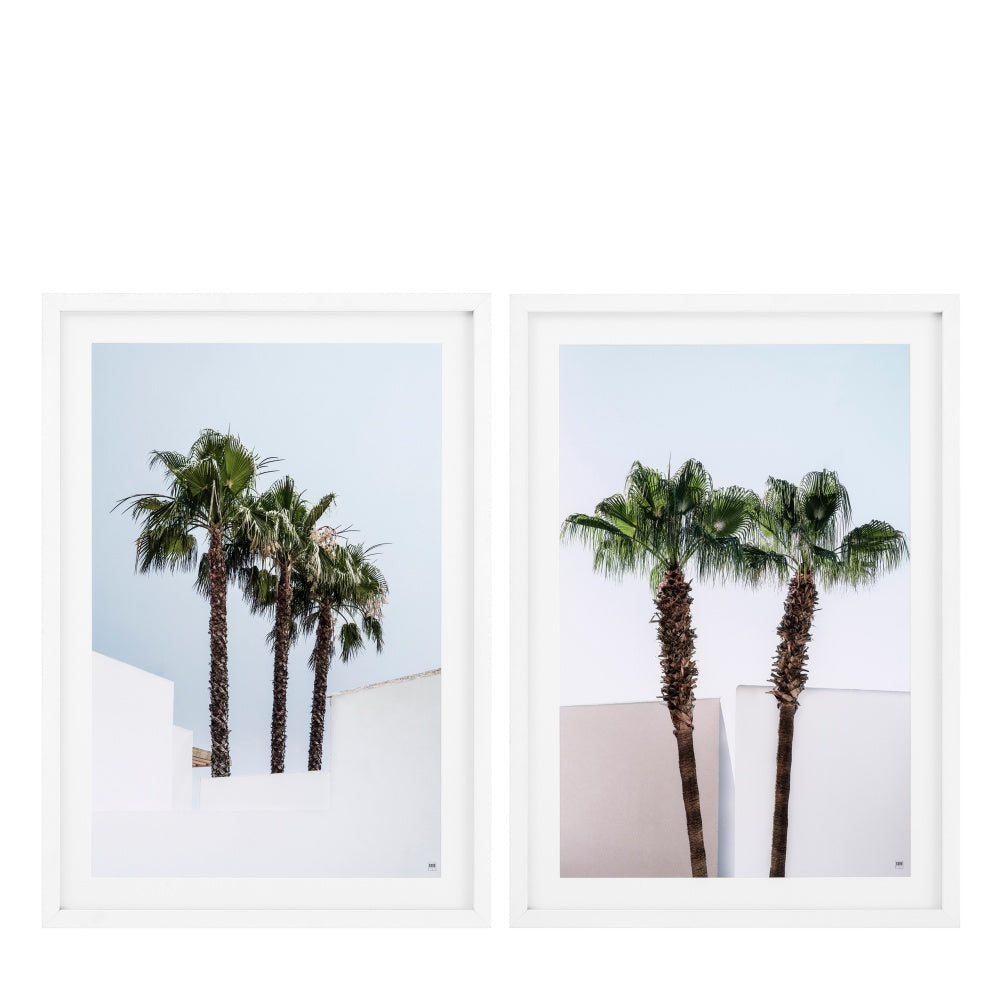 prints schilderijen palm trees set of 2 eichholtz