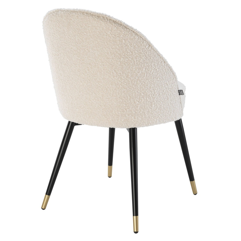 Dining chair Eichholtz cooper boucl cream