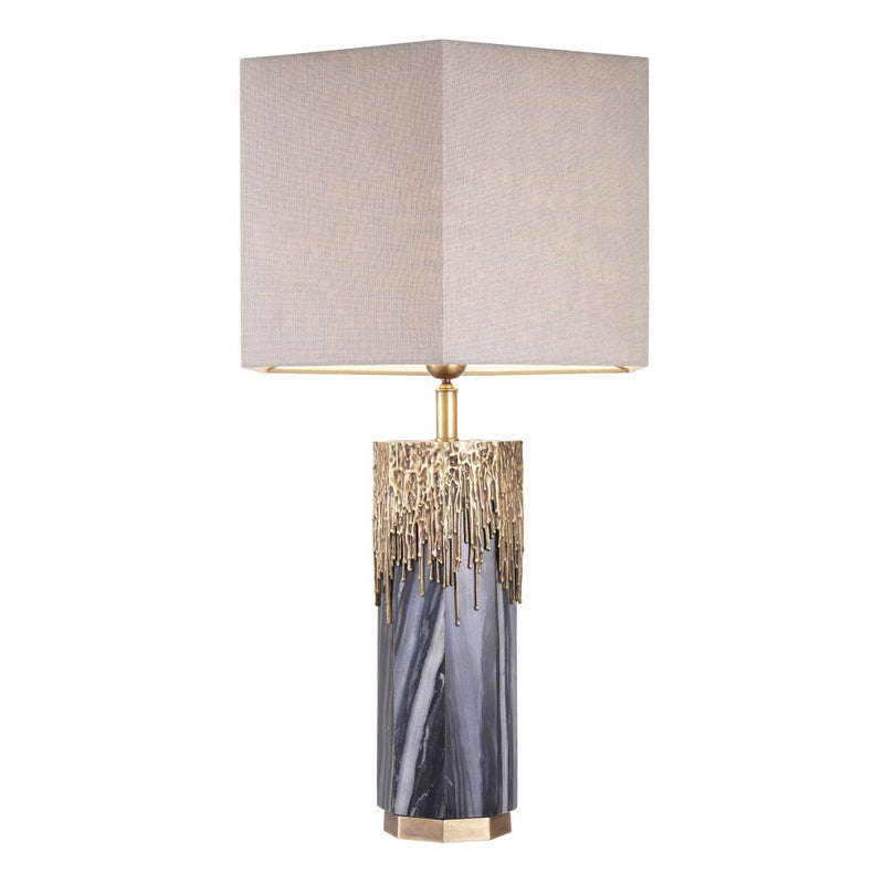 table lamp eichholtz miller vintage brass