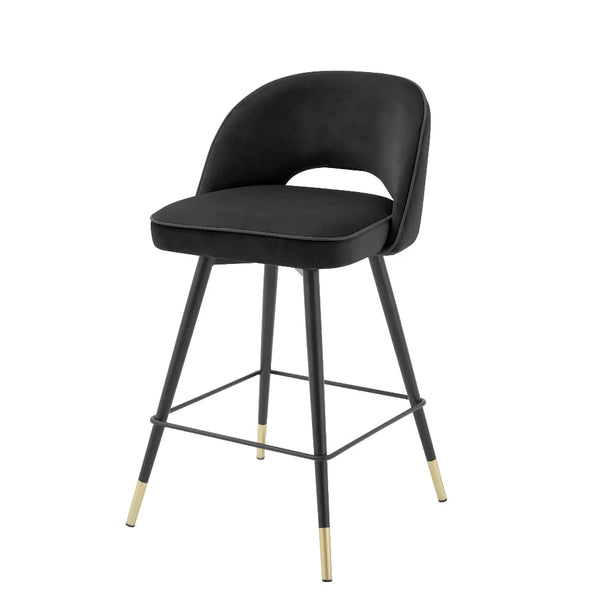 Chaise de salle à manger Eichholtz cooper set de 2 gris clair