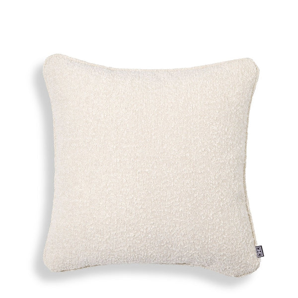 Cushion Eichholtz square bouclé white