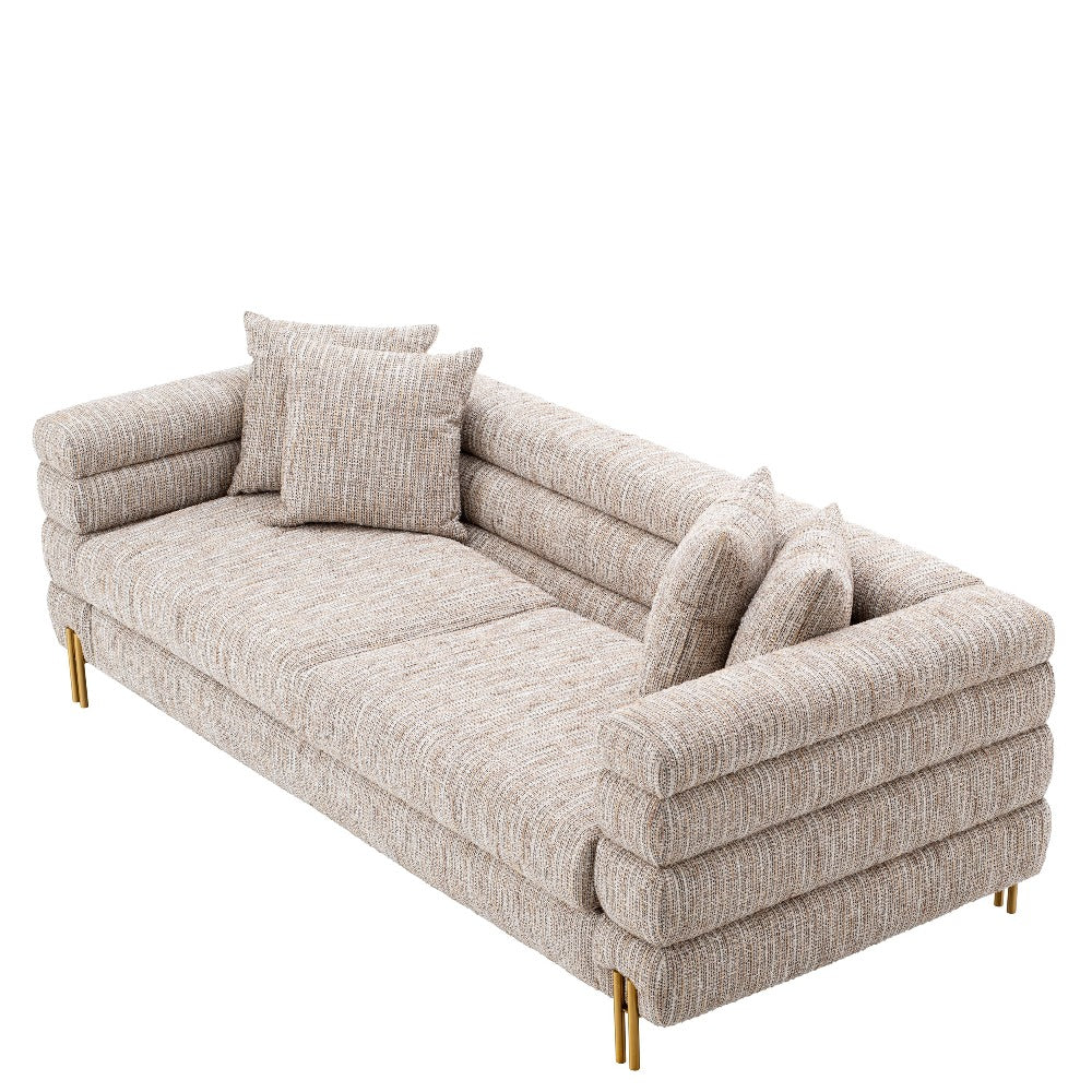 sofa bank zitmeubilair york mademoiselle beige coco chanel inspired
