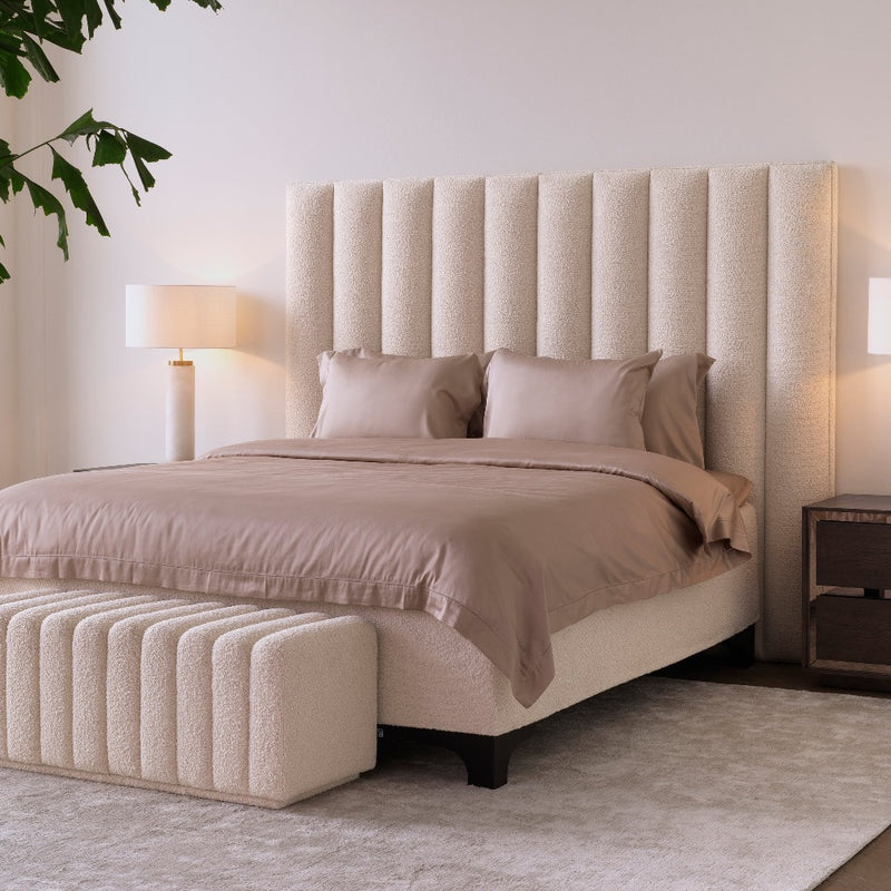 Bed Hoofdbord Ditmar cream – LA Luxury Design